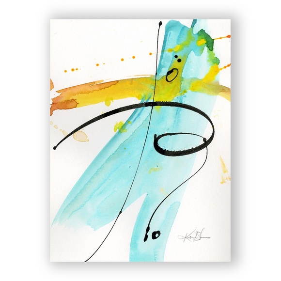 Original Abstract Zen Meditative Painting - Abstraction 2019-4 - Picture 2 of 4